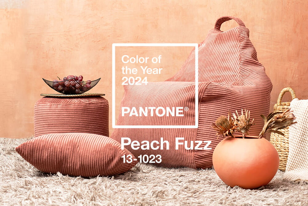 Pantones Farbe des Jahres 2024 – "Peach Fuzz"