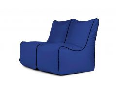 Sitzsack Set Seat Zip 2 Seater Colorin Blue