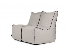 Set Seat Zip 2 Seater Colorin Silver