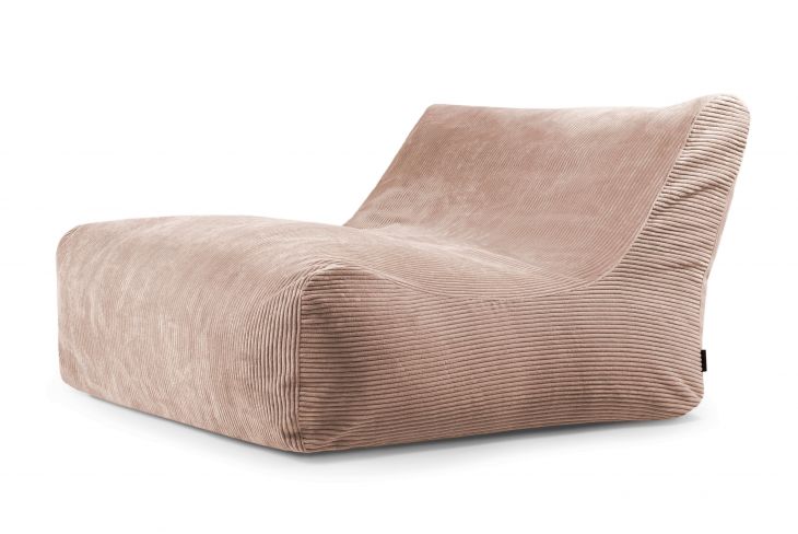 Sitzsack Bezug Sofa Lounge Waves beige