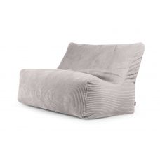 Ārējais Apvalks Sofa Seat Waves White Grey