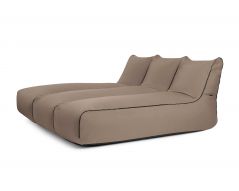 Set Sunbed Zip 3 Seater Colorin Taupe