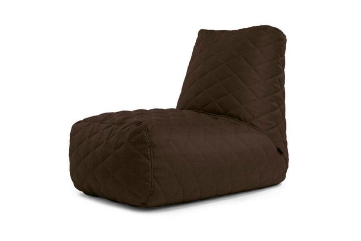 Bean bag Tube Quilted Nordic Chocolate