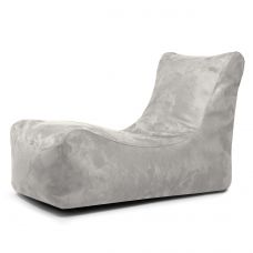 Sitzsack Lounge Masterful White Grey