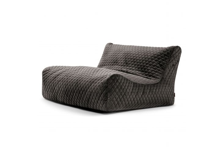 Sitzsack Sofa Lounge Lure Luxe Grau