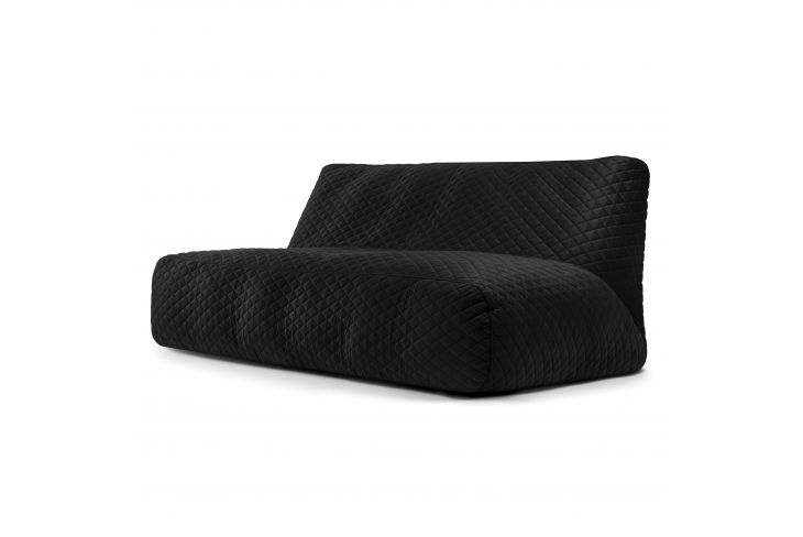 Dīvāns - sēžammaiss Sofa Tube 190 Lure Luxe Black