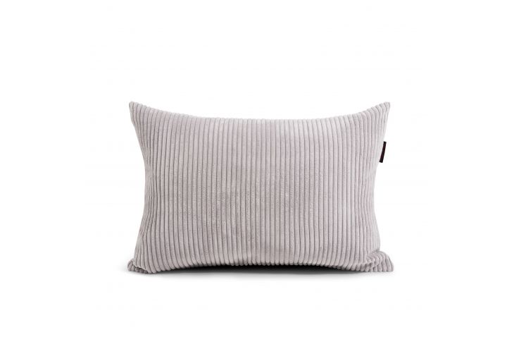 Pillow Square 55 Waves White Grey