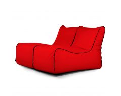Säkkituolisetti Lounge Zip 2 Seater Colorin Red