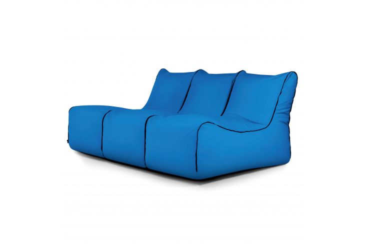 Sėdmaišių komplektas Lounge Zip 3 Seater Colorin Azure