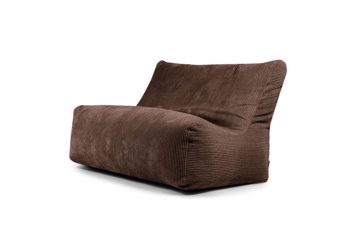 Bean bag Sofa Seat Waves Chocolate