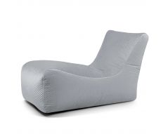 Sitzsack Lounge Icon White Grey