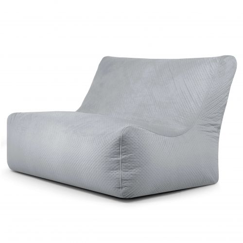 Bean bag Sofa Seat Icon White Grey
