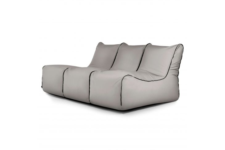 Sėdmaišių komplektas Set Lounge Zip 3 Seater Colorin Baltai pilka