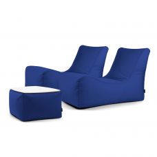 Sitzsack Set Restful Colorin Blau