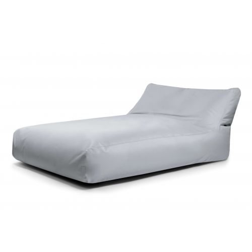 Sitzsack Sofa Sunbed OX White Grey