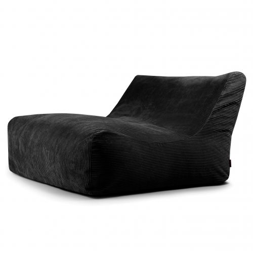 Bean bag Sofa Lounge  Waves Black
