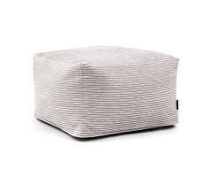 Pufs - sēžammais Softbox Waves White Grey