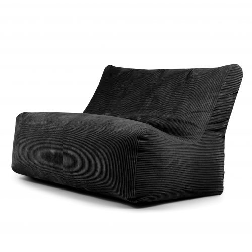 Bean bag Sofa Seat  Waves Black