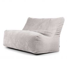Sėdmaišis Sofa Seat Waves White Grey