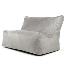 Sitzsack Sofa Seat Masterful White Grey