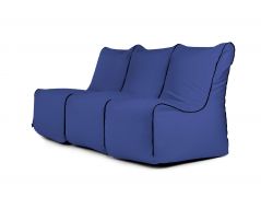 Sitzsack Set Seat Zip 3 Seater Colorin Blue